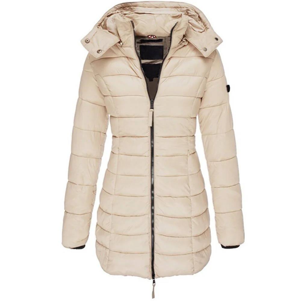 Aura - Winter jacke mit Kapuze und Reißverschluss Für Damen