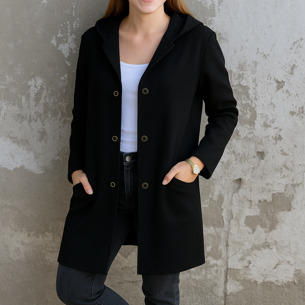 ISYS – Moderner Freizeitblazer mit Kapuze