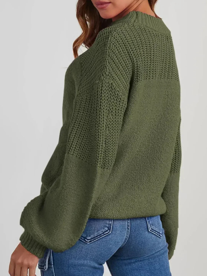 Elara - Damen-Oversize Strickpullover