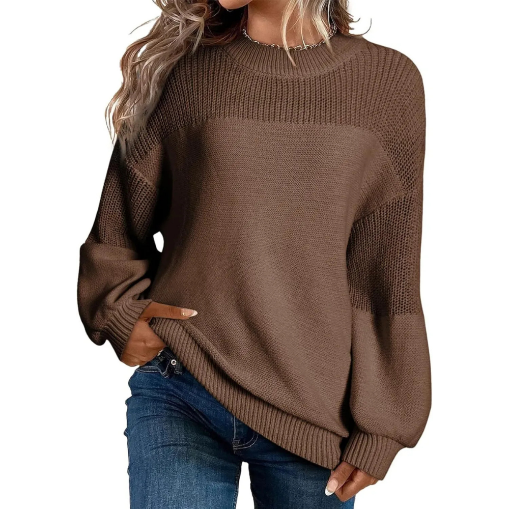 Elara - Damen-Oversize Strickpullover