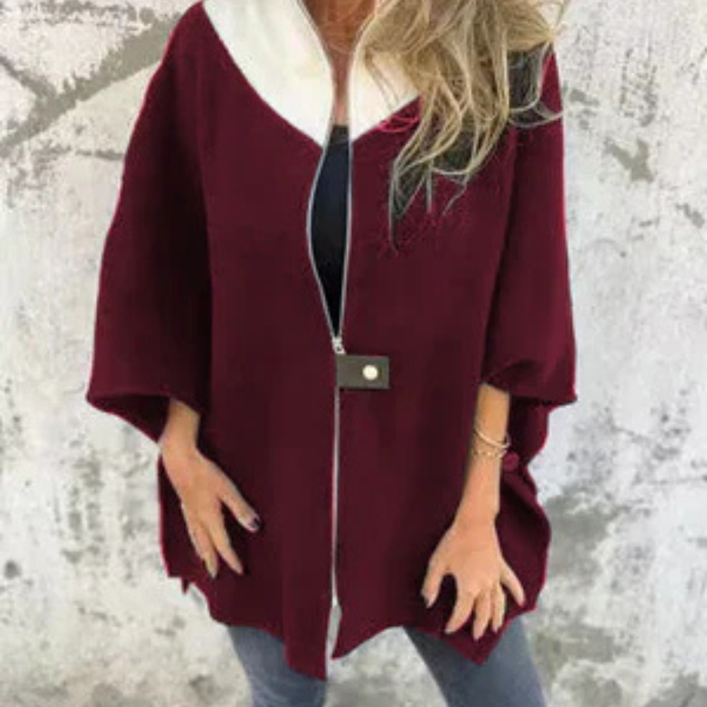 CHRISTY – Jacke mit Stehkragen & Half-Zip für modernen Stil