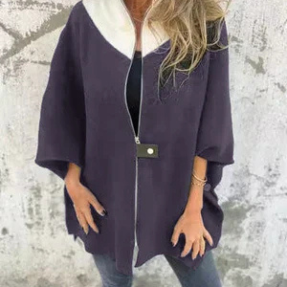 CHRISTY – Jacke mit Stehkragen & Half-Zip für modernen Stil