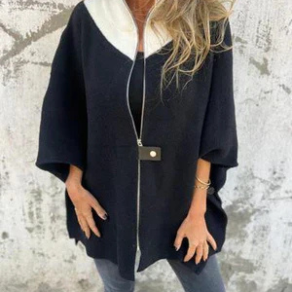 CHRISTY – Jacke mit Stehkragen & Half-Zip für modernen Stil