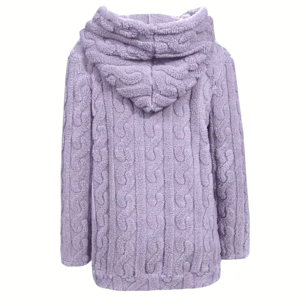 CLÉMENCE – Stylischer Zip-Hoodie mit langen Ärmeln für Damen