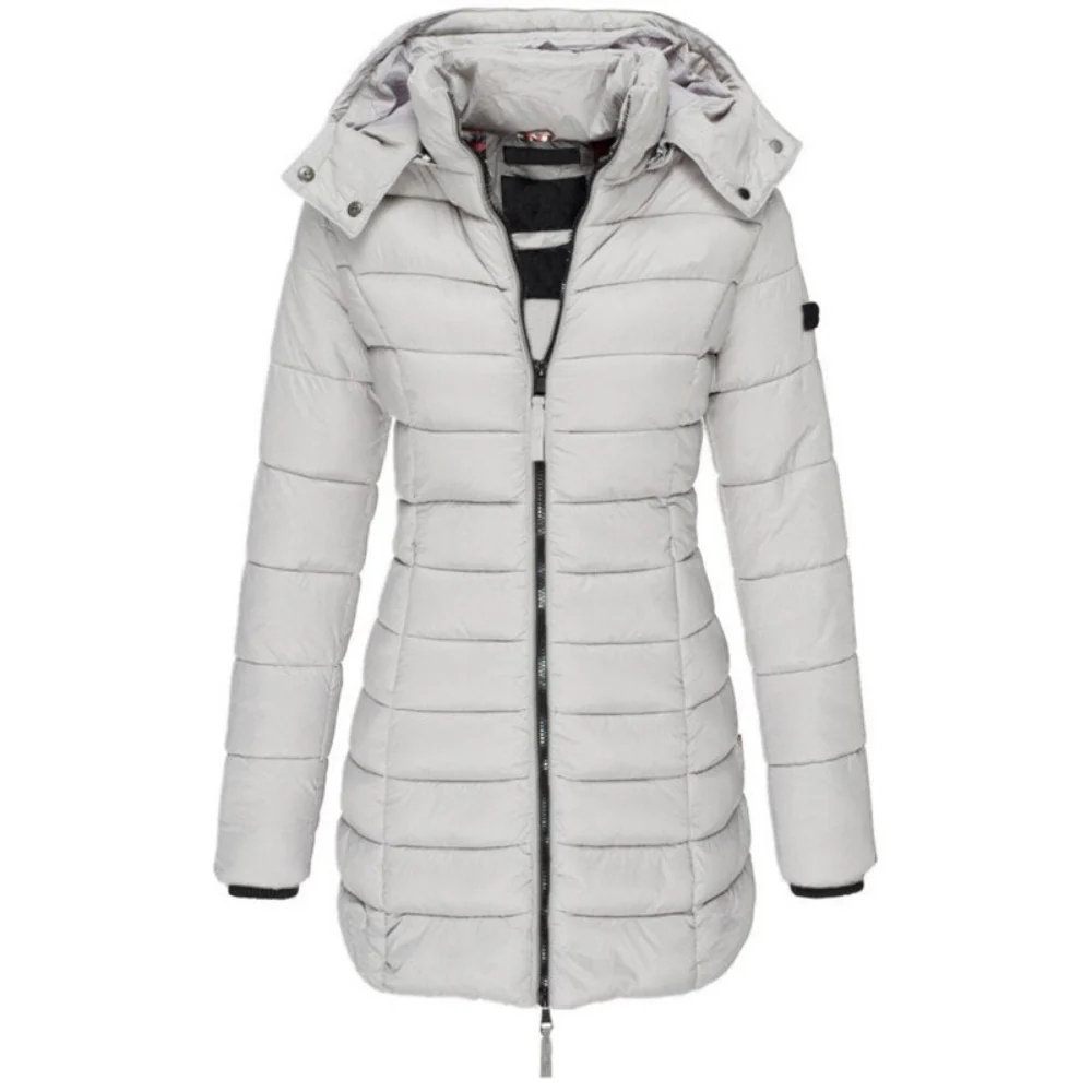 Aura - Winter jacke mit Kapuze und Reißverschluss Für Damen