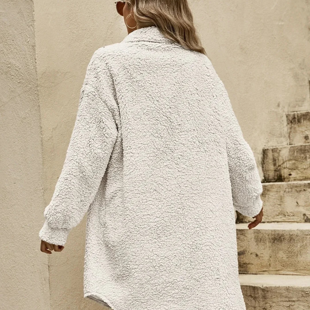 KEZIA – Warmer Teddy-Mantel für Damen