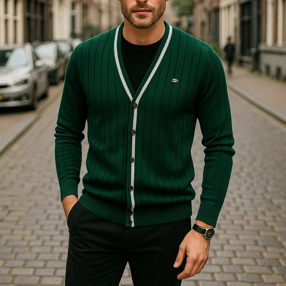 VALENTIN – Elegante Strickjacke für Herren
