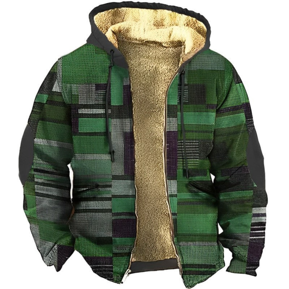 JUDRISS – Farbige Fleecejacke mit Kapuze für warme und stilvolle Tage