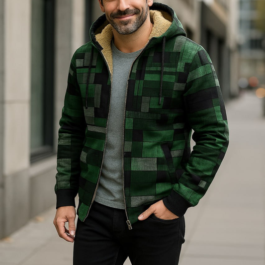 JUDRISS – Farbige Fleecejacke mit Kapuze für warme und stilvolle Tage