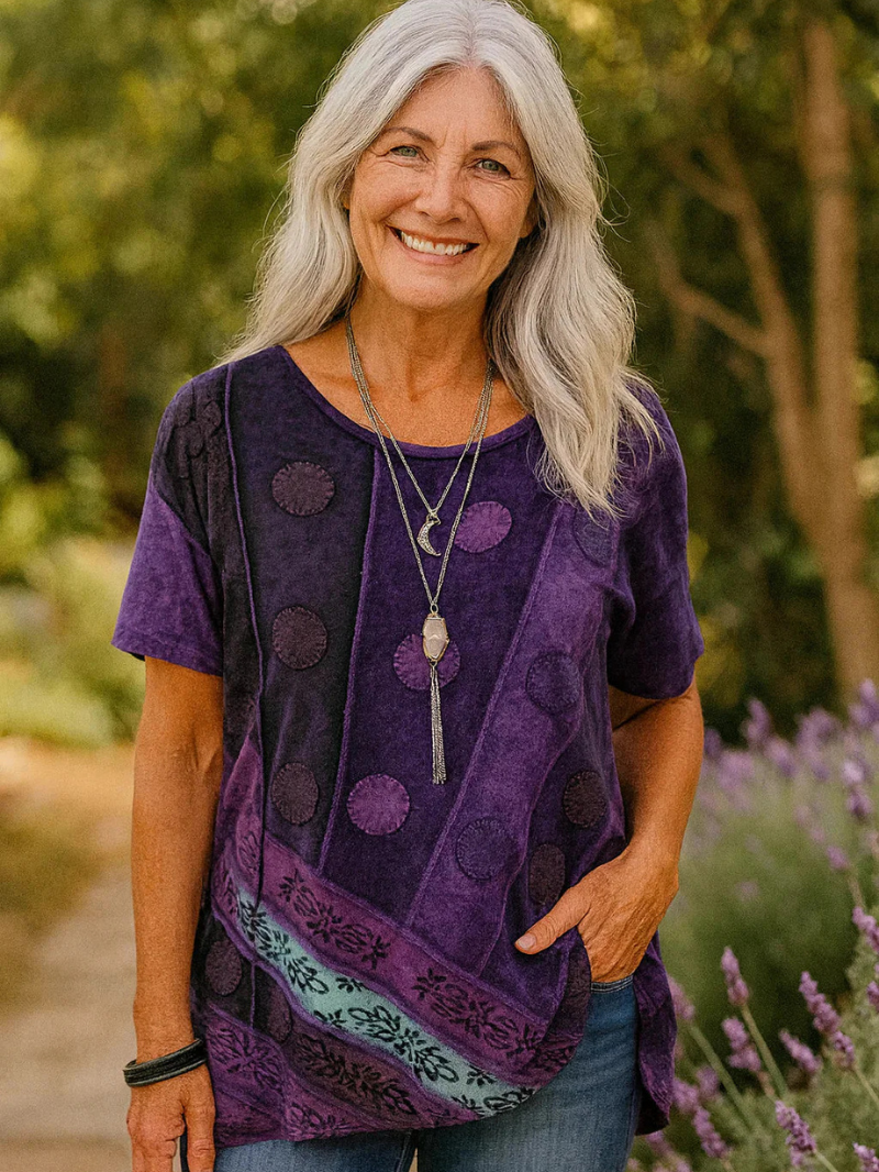 LUNA – Künstlerisches Oberteil mit Sanft Fließender Silhouette