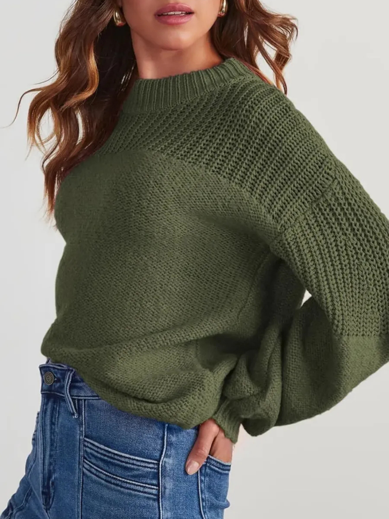 Elara - Damen-Oversize Strickpullover