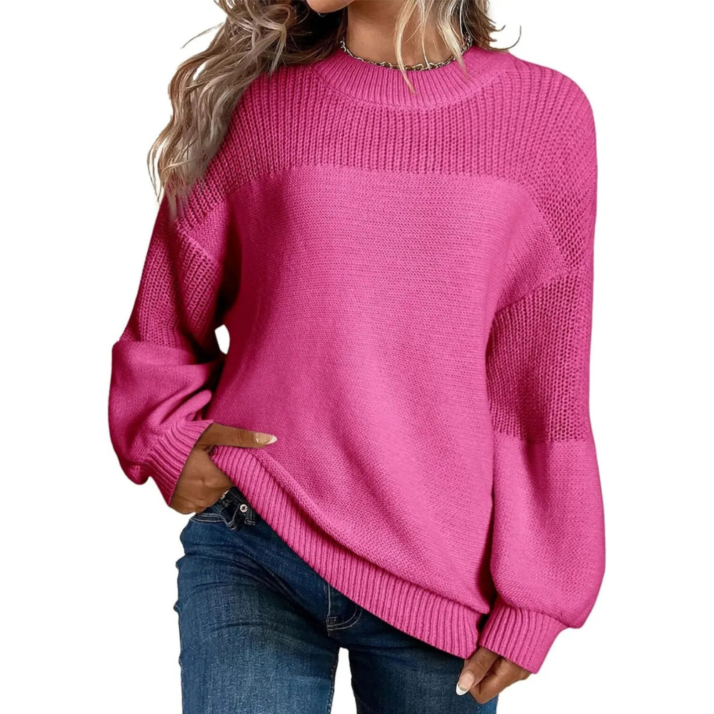 Elara - Damen-Oversize Strickpullover