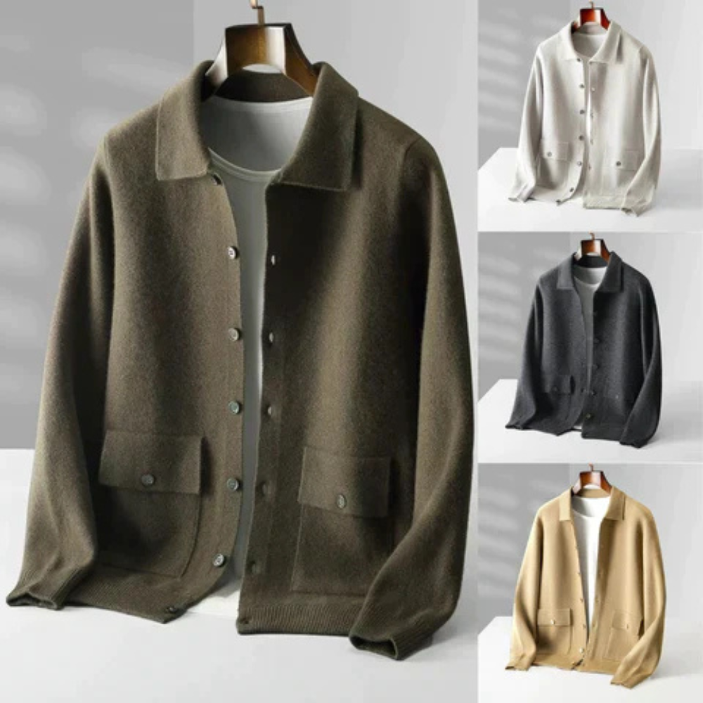 Steeve – Der Cardigan für Schlichte, Maskuline Eleganz