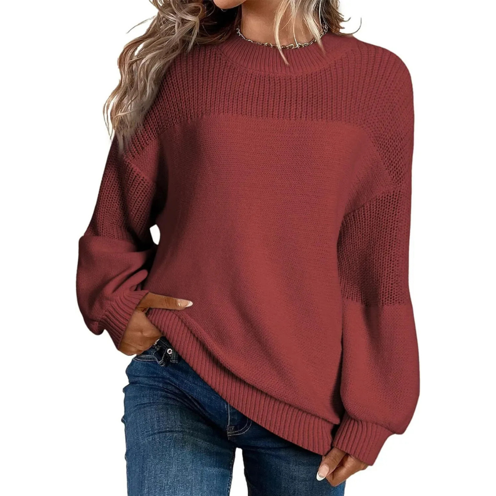 Elara - Damen-Oversize Strickpullover