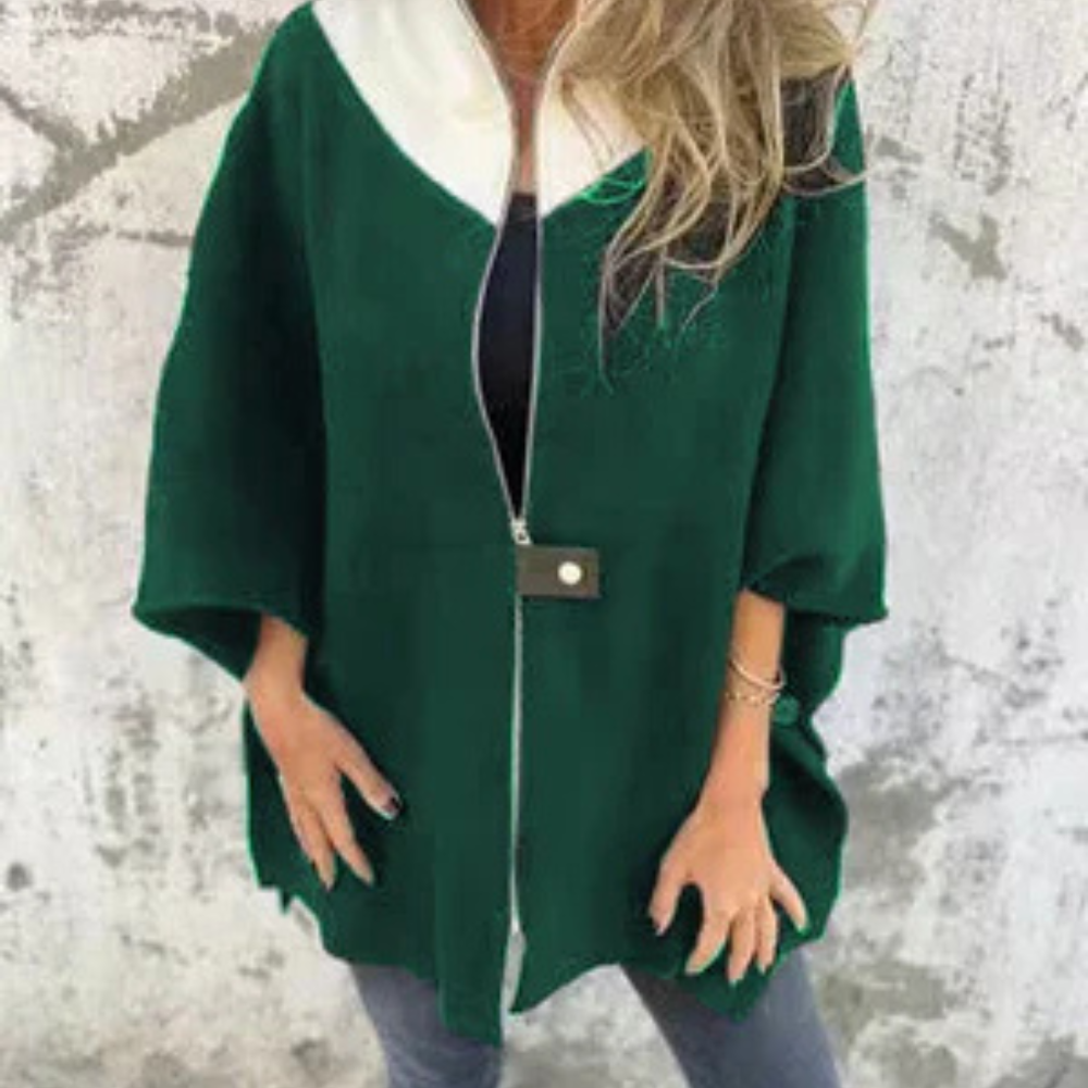 CHRISTY – Jacke mit Stehkragen & Half-Zip für modernen Stil