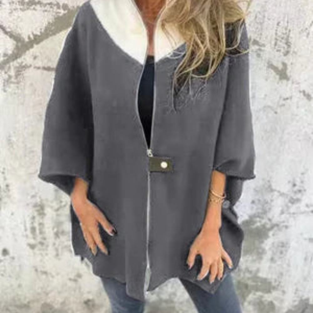 CHRISTY – Jacke mit Stehkragen & Half-Zip für modernen Stil