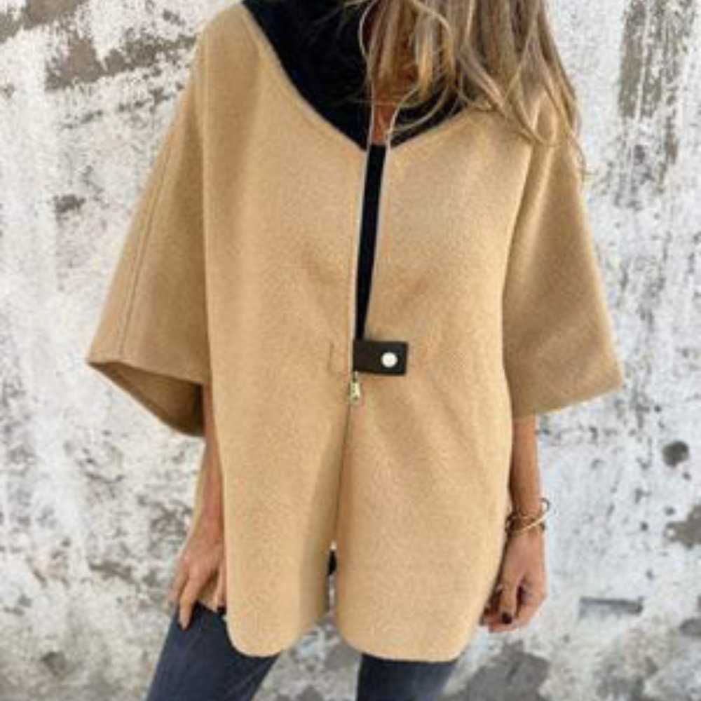 CHRISTY – Jacke mit Stehkragen & Half-Zip für modernen Stil