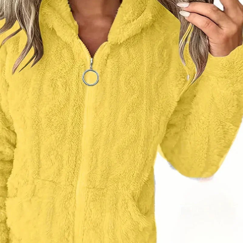 CLÉMENCE – Stylischer Zip-Hoodie mit langen Ärmeln für Damen